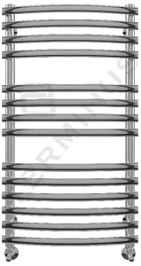 Полотенцесушитель водяной лесенка Terminus Капри П14 450х1006 полированная сталь 4620768887185, 1