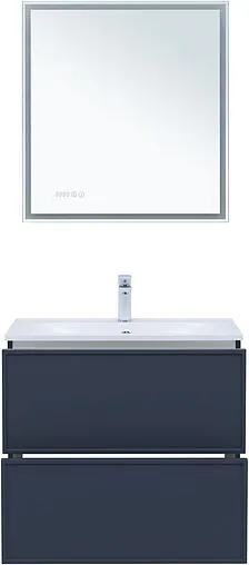 Тумба-умывальник Aquanet Арт 75 маренго 00313265+00318925