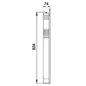 Насос скважинный центробежный 3" Grundfos SQЕ 5-50 96510166 Насос скважинный центробежный 3" Grundfos SQЕ 5-50 96510166, 2