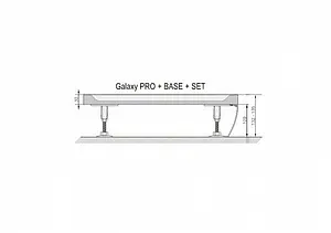 Панель для поддона Ravak Elipso pro-100 set XA93A001010, 2