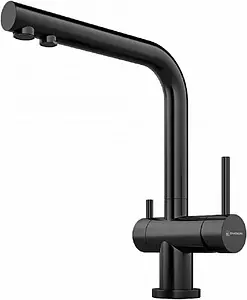 Смеситель для кухни с подключением к фильтру Omoikiri Nagano-GM вороненая сталь 4994179, 1