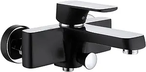 Смеситель для ванны D&K Berlin Technische чёрный/хром DA1433215, 1