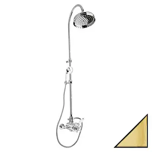 Душевая система с термостатом для душа Cezares Elite золото/белый ELITE-CD-T-03/24-Bi Душевая система с термостатом для душа Cezares Elite золото/белый ELITE-CD-T-03/24-Bi, 1