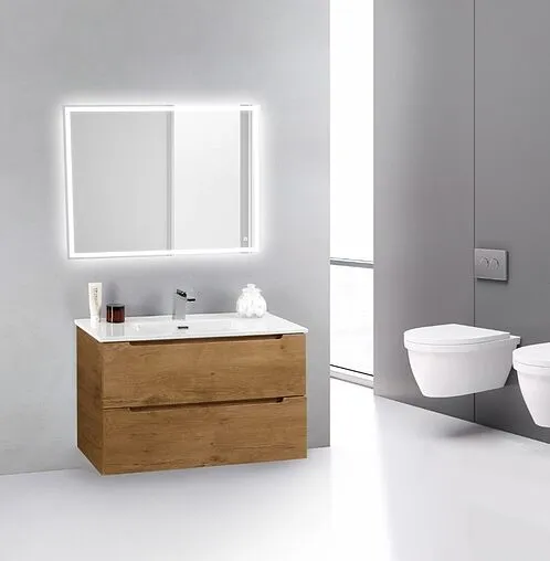 Тумба-умывальник подвесная BelBagno ETNA 120 Rovere Nature ETNA-1200-2C-SO-RN-P+BB1200ETL