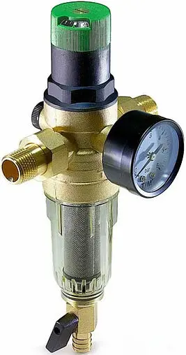 Фильтр тонкой очистки воды с редуктором давления ¾&quot;н x ¾&quot;н TIM JH-2008