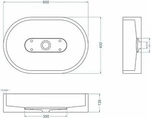 Раковина Uperwood UPD London графит 291020215 Раковина Uperwood UPD London графит 291020215, 2