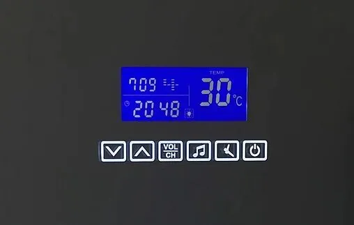 Зеркало с подсветкой BelBagno 80x80 bluetooth, цифровой термометр, радио SPC-RNG-800-LED-TCH-RAD