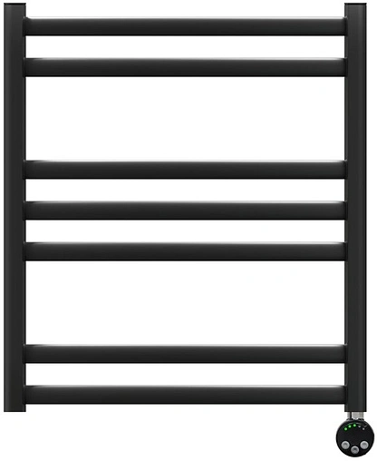 Полотенцесушитель электрический лесенка Lemark Unit П7 600х500 черный матовый LM45607EBL