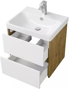 Тумба-умывальник Aquaton Сканди 55 белый/дуб рустикальный 1A2517K0SDZ90 Тумба-умывальник Aquaton Сканди 55 белый/дуб рустикальный 1A2517K0SDZ90, 4
