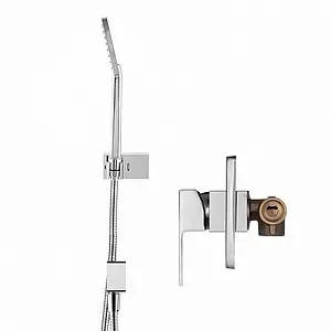 Смеситель для душа скрытого монтажа Swedbe Platta хром 5534, 4