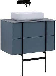 Тумба под умывальник подвесная Allen Brau Reality 80 синий 1.32005.BGM Тумба под умывальник подвесная Allen Brau Reality 80 синий 1.32005.BGM, 1