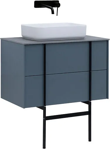 Тумба под умывальник подвесной Allen Brau Reality 80 синий 1.32005.BGM