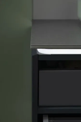 Тумба под умывальник подвесная Allen Brau Infinity 85 антрацит 1.21002.AM