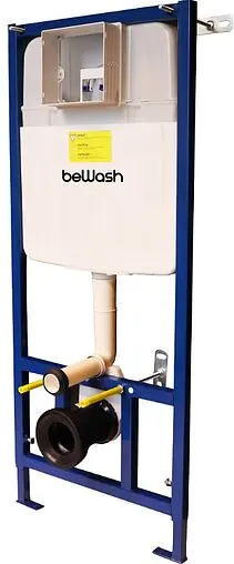 Инсталляция для подвесного унитаза Set 4 в 1 beWash BW74 K500RZVP0500SEF00000 с кнопкой свободная вставка/хром