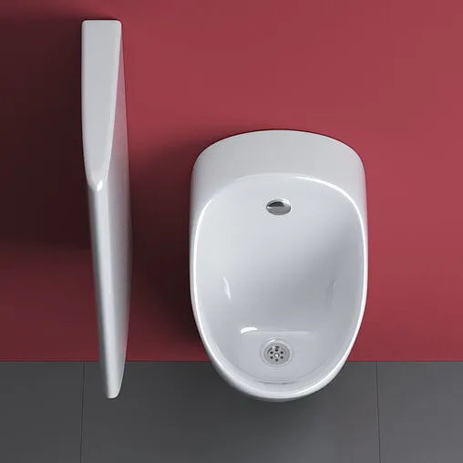 Писсуар со скрытым подводом воды Cezares белый CZR-5871-UH