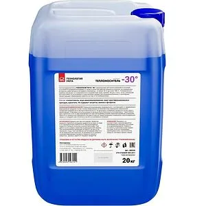 Теплоноситель (Антифриз) этиленгликоль Технология Уюта -30 20кг Теплоноситель (Антифриз) этиленгликоль Технология Уюта -30 20кг, 3