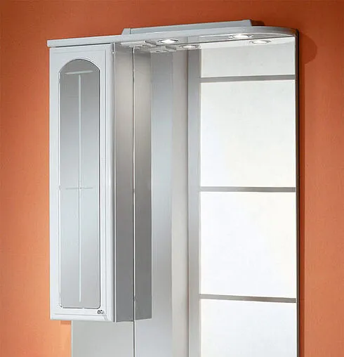 Шкаф-зеркало Aquaton Эмилья 75 L белый 1A011202EJ01L