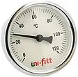 Термометр биметаллический Uni-fitt 80мм 120°С гильза 50мм ½" 321D4242 Термометр биметаллический Uni-fitt 80мм 120°С гильза 50мм ½" 321D4242