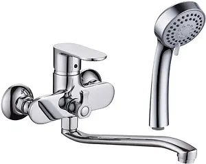 Смеситель для ванны с длинным изливом D&K Rhein Speyer хром DA1313341 Смеситель для ванны с длинным изливом D&K Rhein Speyer хром DA1313341, 1