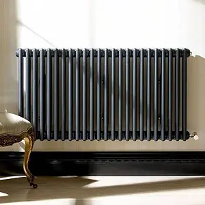 Радиатор стальной трубчатый Zehnder Charleston 3057/20 1270 ¾" Ral 9217 Traffic Black (matt) Радиатор стальной трубчатый Zehnder Charleston 3057/20 1270 ¾" Ral 9217 Traffic Black (matt), 5