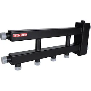 Распределительный коллектор 3 контура с гидрострелкой 1½&quot;н x 1&quot;н Rommer RDG-0060-014023, 1