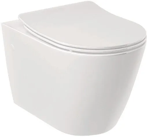 Крышка-сиденье для унитаза с микролифтом Kludi Resa R белый 23WCS43