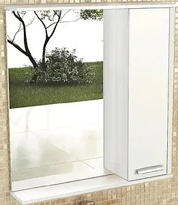 Шкаф-зеркало Comforty Тулуза 75 белый 00004136264CF Шкаф-зеркало Comforty Тулуза 75 белый 00004136264CF, 1