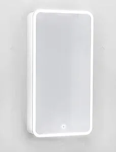 Шкаф-зеркало Jorno Pastel 46 белый жемчуг Pas.03.46/W, 3