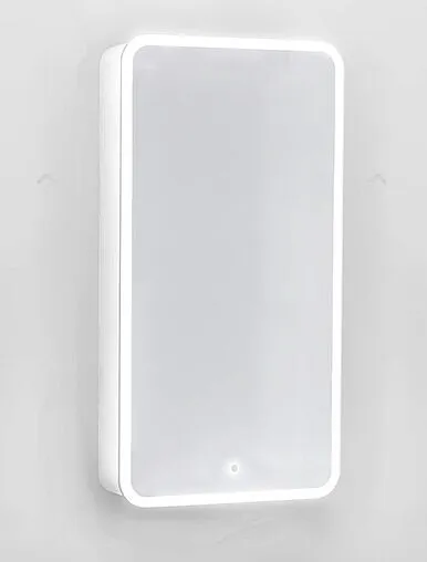 Шкаф-зеркало Jorno Pastel 46 R белый жемчуг Pas.03.46/W