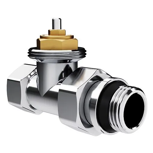 Комплект вентилей терморегулирующих прямых ½" в/н Royal Thermo Design хром RATVDP11212CH Комплект вентилей терморегулирующих прямых ½" в/н Royal Thermo Design хром RATVDP11212CH