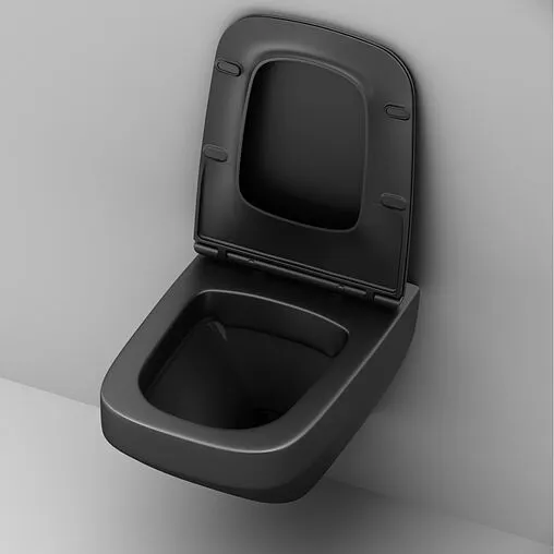 Унитаз подвесной безободковый Am.Pm Inspire 2.0 FlashClean черный матовый C50A1700MBSC