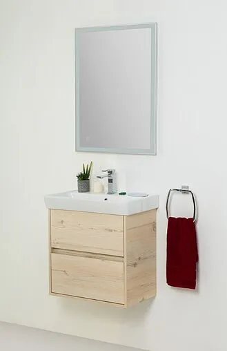 Тумба под умывальник подвесная BelBagno NEON 60 Pino Bianco NEON-600-2C-SO-PB