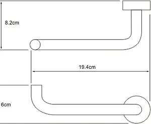 Держатель туалетной бумаги Wasserkraft Donau хром 9496 Держатель туалетной бумаги Wasserkraft Donau хром 9496, 3