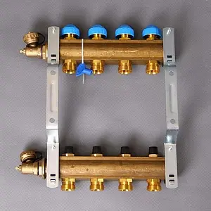 Группа коллекторная без расходомеров 4 отвода 1"в/в x ¾"ек Watts HKV 10004176 Группа коллекторная без расходомеров 4 отвода 1"в/в x ¾"ек Watts HKV 10004176, 5