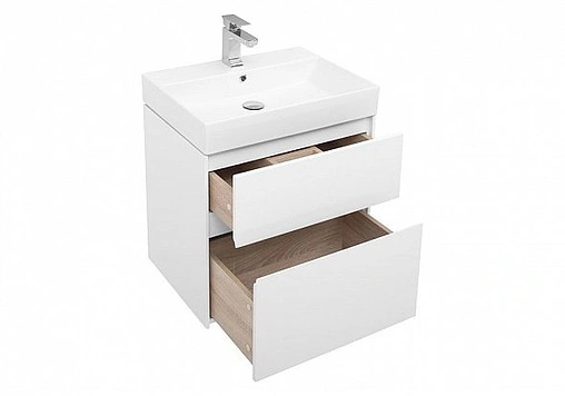 Тумба под умывальник Aquanet Бруклин 60 белый 00203958