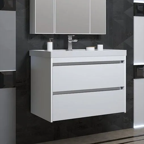 Тумба под умывальник подвесной Opadiris Фреш 80 белый 00-00007087