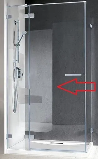 Душевая дверь 500мм прозрачное стекло Radaway Euphoria KDJ/DWJ 512 L 383512-01L