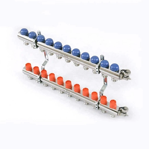 Группа коллекторная без расходомеров 11 отводов 1&quot;в/в x ¾&quot;ек Uni-fitt 441E4311