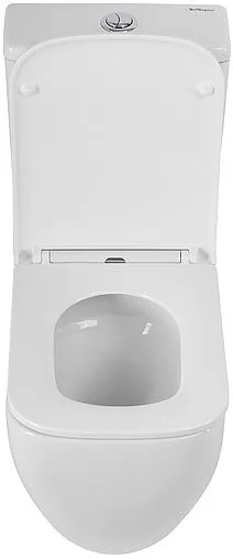 Унитаз-компакт безободковый BelBagno Luce Tornado белый BB2197CP-TOR/SC+BB2197T
