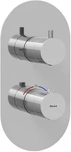 Термостат для 2 потребителей Ravak Espirit хром X070206 Термостат для 2 потребителей Ravak Espirit хром X070206, 1