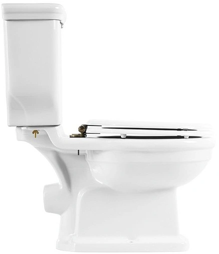 Унитаз-компакт безободковый BelBagno Boheme P-trap белый BB115CPR+BB115T Унитаз-компакт безободковый BelBagno Boheme P-trap белый BB115CPR+BB115T