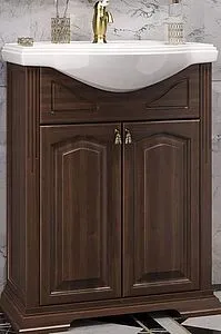 Тумба под умывальник напольный Opadiris Риспекто 65 орех антикварный 00-00005814, 1