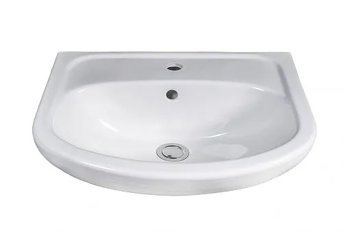 Тумба под умывальник подвесной Айсберг Исеть 55 белый DA3006T