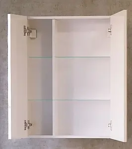 Шкаф-зеркало Raval Quadro-Fest 60 белый Qua.03.60/W, 3