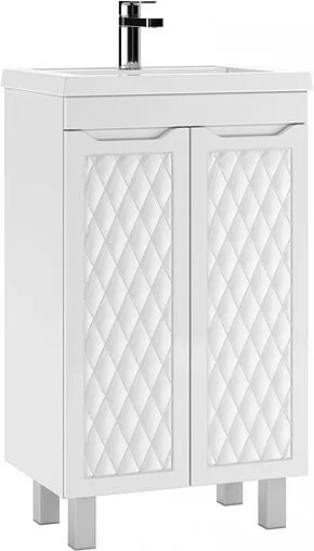 Тумба под умывальник напольный Домино 3D 50 белый D37002T