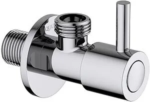 Кран шаровый угловой ½"н x ½"н хром Aquatek AQ2451CR Кран шаровый угловой ½"н x ½"н хром Aquatek AQ2451CR, 1