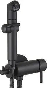 Гигиенический душ со смесителем Lemark Solo чёрный матовый LM7166BL, 1