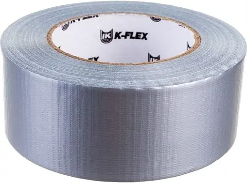 Лента армированная самоклеящаяся 48мм x 50м серая K-FLEX DUCT 1604H silver 85NDAL48050164S