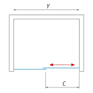 Дверь в нишу 1300мм прозрачное стекло Roltechnik Kinedoor Line KID2/1300 970-1300000-00-02 Дверь в нишу 1300мм прозрачное стекло Roltechnik Kinedoor Line KID2/1300 970-1300000-00-02, 4