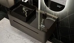 Тумба под умывальник подвесная Jorno Shine 100 с МФУ антрацит Shi.01.100-M/P/A Тумба под умывальник подвесная Jorno Shine 100 с МФУ антрацит Shi.01.100-M/P/A, 4